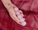 ROSE QUARTZ YONI WAND - THE MINI JOYBEADS ROSIE