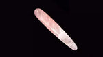 ROSE QUARTZ YONI WAND - THE STRAIGHT ROSIE - Yoni Wanderland