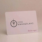 Tarjeta de regalo Yoni Wanderland